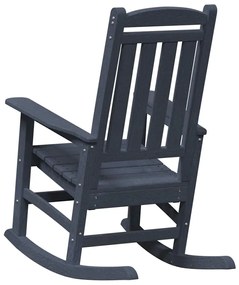 vidaXL Κουνιστή καρέκλα 2 pcs Ναυτικό μπλε 92 x 70 x 108 εκ