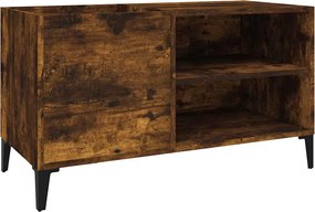 vidaXL Δισκοθήκη Καπνιστή Δρυς 84,5x38x48 εκ. από Επεξεργασμένο Ξύλο