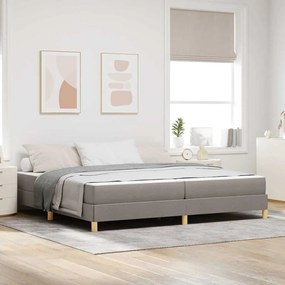vidaXL Κρεβάτι με ελατήρια Ταμπά, Καφέ 200 x 200 cm