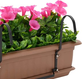 vidaXL Τεχνητά Λουλούδια Μωβ Κόκκινο 55 x 20 x 55 εκ