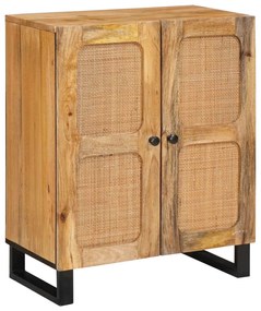 vidaXL Πλαϊνό γραφείο 3 pcs Καφέ 180 x 33 x 75 εκ. Στερεό ξύλο μάνγκο