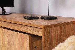 TV Stand Lupin 140 - Walnut Walnut
Black