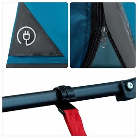 vidaXL Εσωτερική σκηνή με στέγη Μπλε 280 x 220 x 176 εκ. ταφτάς