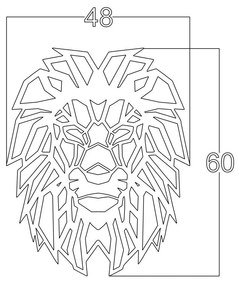 Διακοσμητικό τοίχου Lion