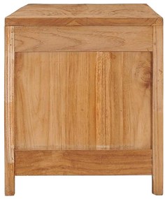 vidaXL Έπιπλο Τηλεόρασης 100 x 30 x 35 εκ. από Μασίφ Ξύλο Teak