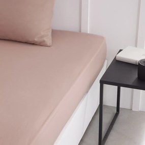 Σεντόνια με λάστιχο Today  DH 180/200+30 Coton TODAY Essential Rose Des Sables