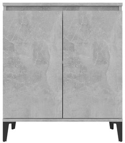 vidaXL Ντουλάπι Γκρι Σκυροδέματος 60x35x70 εκ. Επεξεργασμένο Ξύλο
