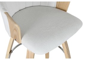 Σκαμπό Home ESPRIT Λευκό Ξύλο 58 x 56 x 86 cm