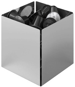 Βάση Για Κάψουλες 116-001 13x13x13cm Silver Pam&amp;Co Stainless Steel