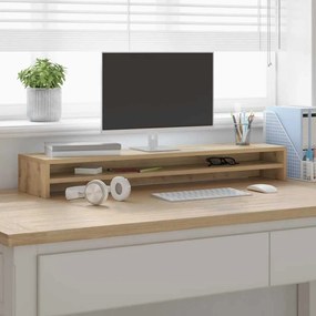 vidaXL Βάση Οθονών Artisan Δρυς 100 x 24 x 13 εκ. από Επεξ. Ξύλο