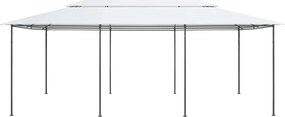 vidaXL Κιόσκι Λευκό 600 x 298 x 270 εκ. 180 γρ./μ²