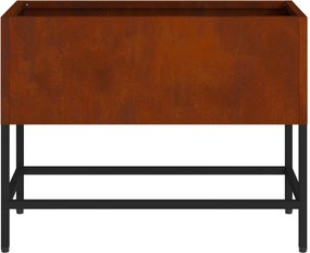 vidaXL Υψωμένη Γλάστρα Κήπου Σκ rusty 60 x 26 x 45 εκ