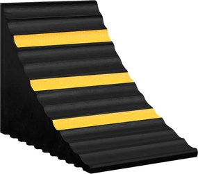 vidaXL Σφήνες Τροχών 2 Τεμ. 29x16x19 εκ. από Καουτσούκ