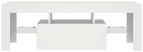vidaXL Έπιπλο Τηλεόρασης με LED Λευκό 120x30x40 εκ.