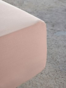Σεντόνι Ημίδιπλο με Λάστιχο Για Στρώμα 120x200+32 Unicolors - Light Pink 5206482042742