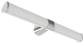 Απλίκα Φωτιστικό Τοίχου Μπάνιου LED 15W IP44 3CCT PLUS Eurolamp-144-80537-Νίκελ Ματ 144-80537