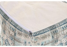 Puff DKD Home Decor Casablanca Μπλε Κρόσσια 40 x 40 x 40 cm