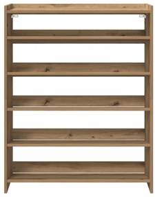 Ράφι παπουτσιών Artisan Oak 80x25x100 cm Κατασκευασμένο ξύλο - Καφέ