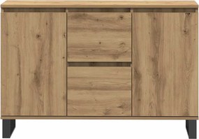 vidaXL Μπουφές Δρυς τεχνίτης 101,5 x 35 x 70 εκ. από Επεξεργασμένο Ξύλο