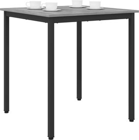 VidaXL Τραπεζαρίες 70 x 70 x 75 cm Επεξεργασμένο Ξύλο Γκρι Sonoma