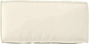 vidaXL Μαξιλάρι Κρεμ 80 x 40 x 12 cm Ύφασμα Όξφορντ