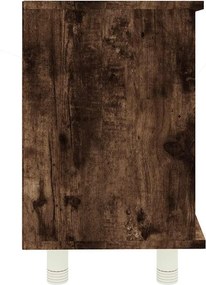 vidaXL Ντουλάπι Μπάνιου Καπνιστή Δρυς 60x32x53,5 εκ Επεξεργασμένο Ξύλο