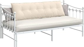 vidaXL Μαξιλάρι Πλάτης Μπεζ 160 x 50 cm Ύφασμα Μικροΐνας