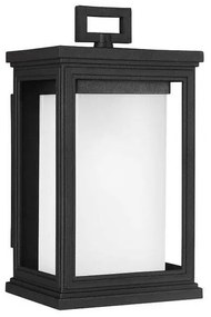 Φανάρι Απλίκα Φωτιστικό Τοίχου 1xE27 Μαύρο IP44 29cm Roscoe FE-ROSCOE-S Elstead Lighting FE-ROSCOE-S Μαύρο
