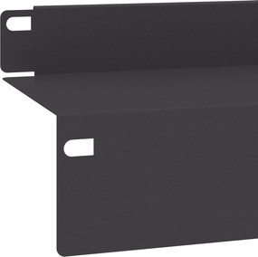 vidaXL Περίγραμμα γκαζόν 20 τμχ. 100 x 10 x 8 εκ Ατσάλι Μαύρο