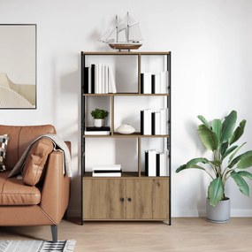 vidaXL Ράφι Βιβλίων artisan δρυς 80 x 30 x 155.5 εκ Επεξεργασμένο ξύλο