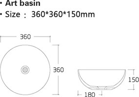 Drop Luxus 120x41 White Gloss Top MDF - Πάγκος με Νιπτήρα &amp; Καθρέπτη