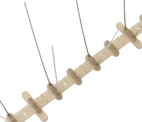 vidaXL Απωθητικές Ακίδες Περιστεριών 2 Σειρών Σετ των 20 10 μ Πλαστικ.