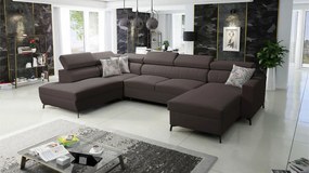 Γωνιακός καναπές Baltico VI-Δεξιά-Kafe - 351.00Χ224.00Χ100.00cm