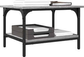 vidaXL Βάση Εκτυπωτή 2 Επιπέδων Γκρι Sonoma 50x40x38 εκ Επεξ. Ξύλο