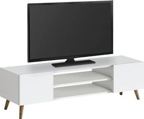 Έπιπλο τηλεόρασης Etna Megapap χρώμα λευκό 150x30x45εκ.