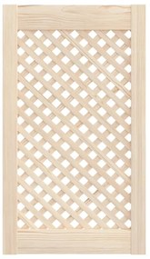 vidaXL Πορτάκια με Πλέγμα 2 Τεμ. 39,5x69 εκ. από Μασίφ Ξύλο Πεύκου