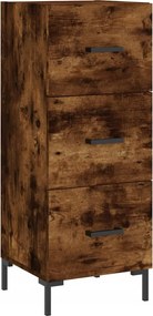 vidaXL Ντουλάπι Καπνιστή δρυς 34,5x34x180 εκ. από Επεξεργασμένο Ξύλο