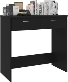 vidaXL Γραφείο Μαύρο 80 x 40 x 75 εκ. από Επεξ. Ξύλο