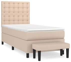 ΚΡΕΒΑΤΙ BOXSPRING ΜΕ ΣΤΡΩΜΑ ΚΑΠΟΥΤΣΙΝΟ 90X200ΕΚ.ΑΠΟ ΣΥΝΘ. ΔΕΡΜΑ 3137646