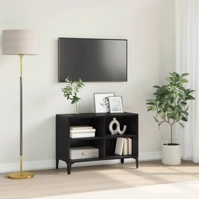vidaXL Ντουλάπι TV Μαύρο 69.5 x 30 x 50 εκ. Επεξεργασμένο ξύλο