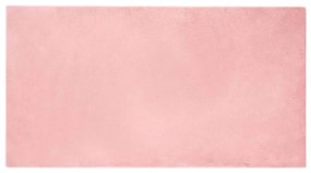 vidaXL Αντιολισθητικό χαλί από τεχνητή κουνελιού OLITE Ροζ 80 x 150 cm