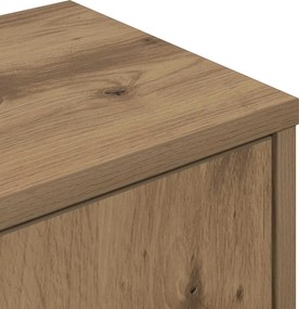 vidaXL Ράφι Γωνίας Τοίχου Artisan Δρυς 48 x 48 x 120 εκ.