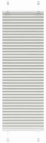 vidaXL Πλισέ περσίδα ανοιχτό γκρι 45x150 cm Πλάτος υφάσματος 44,4 cm