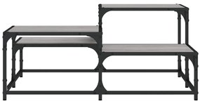 vidaXL Τραπεζάκι Σαλονιού Γκρι Sonoma 87,5x87,5x40 εκ. Επεξεργ. Ξύλο