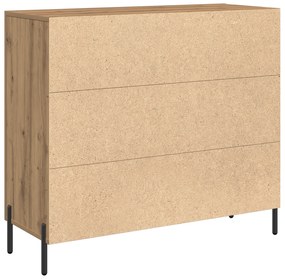 vidaXL Σύνθετο Ξύλου Καρυδιάς 90x34x80 εκ.