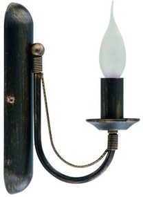 Φωτιστικό Τοίχου Ares I 202 Black-Gold Nowodvorski Metal