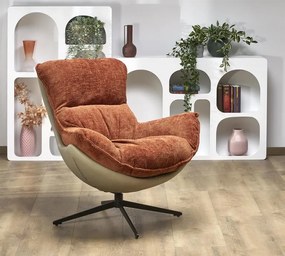 LOBSTER leisure chair color: cinnamon