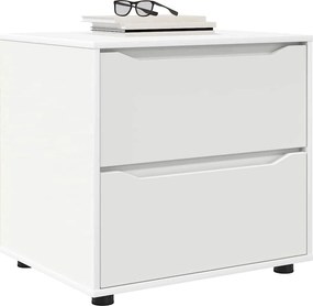 vidaXL Ντουλάπι αποθήκευσης 60 x 48 x 57 εκ Επεξεργασμένο Ξύλο Λευκό