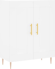 vidaXL Ντουλάπι Λευκό 69,5x34x180 εκ. από Επεξεργασμένο Ξύλο