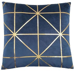 Μαξιλάρι Διακοσμητικό (Με Γέμιση) Constellation 023362 Blue-Gold 45X45 Velvet